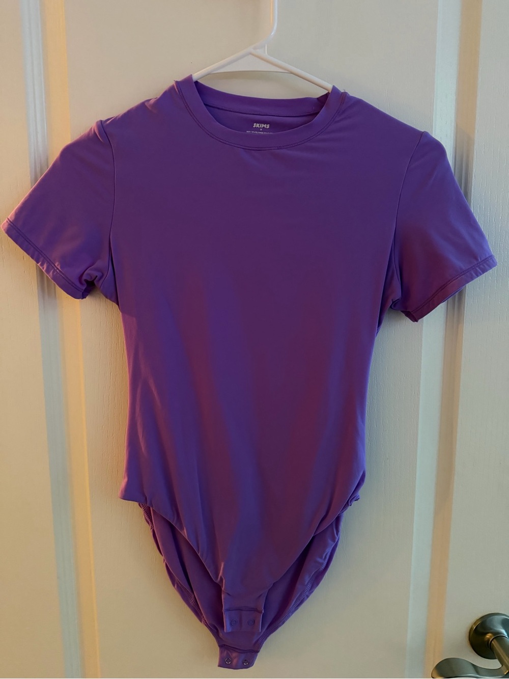 Skims Stretch Purple Bodysuit
